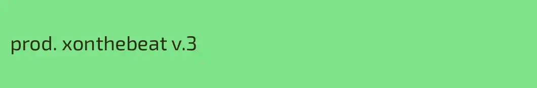 prod. xonthebeat v.3